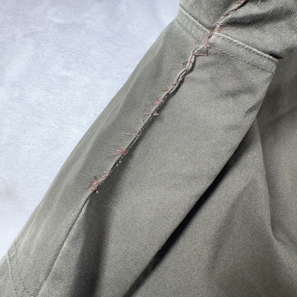 St Johns Bay Field Jacket Mens XL Olive Plaid Lined Hunting‎ Barn/ Chore Jacket - Picture 13 of 13